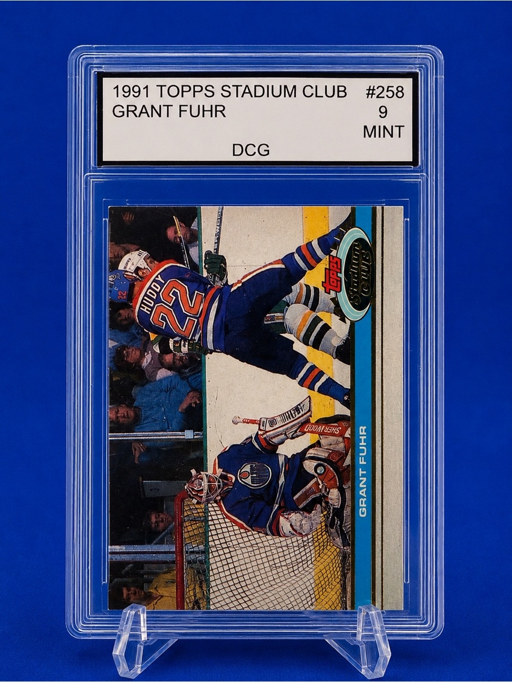1991 Topps Trading Card - Grant Fuhr Edmonton Oilers